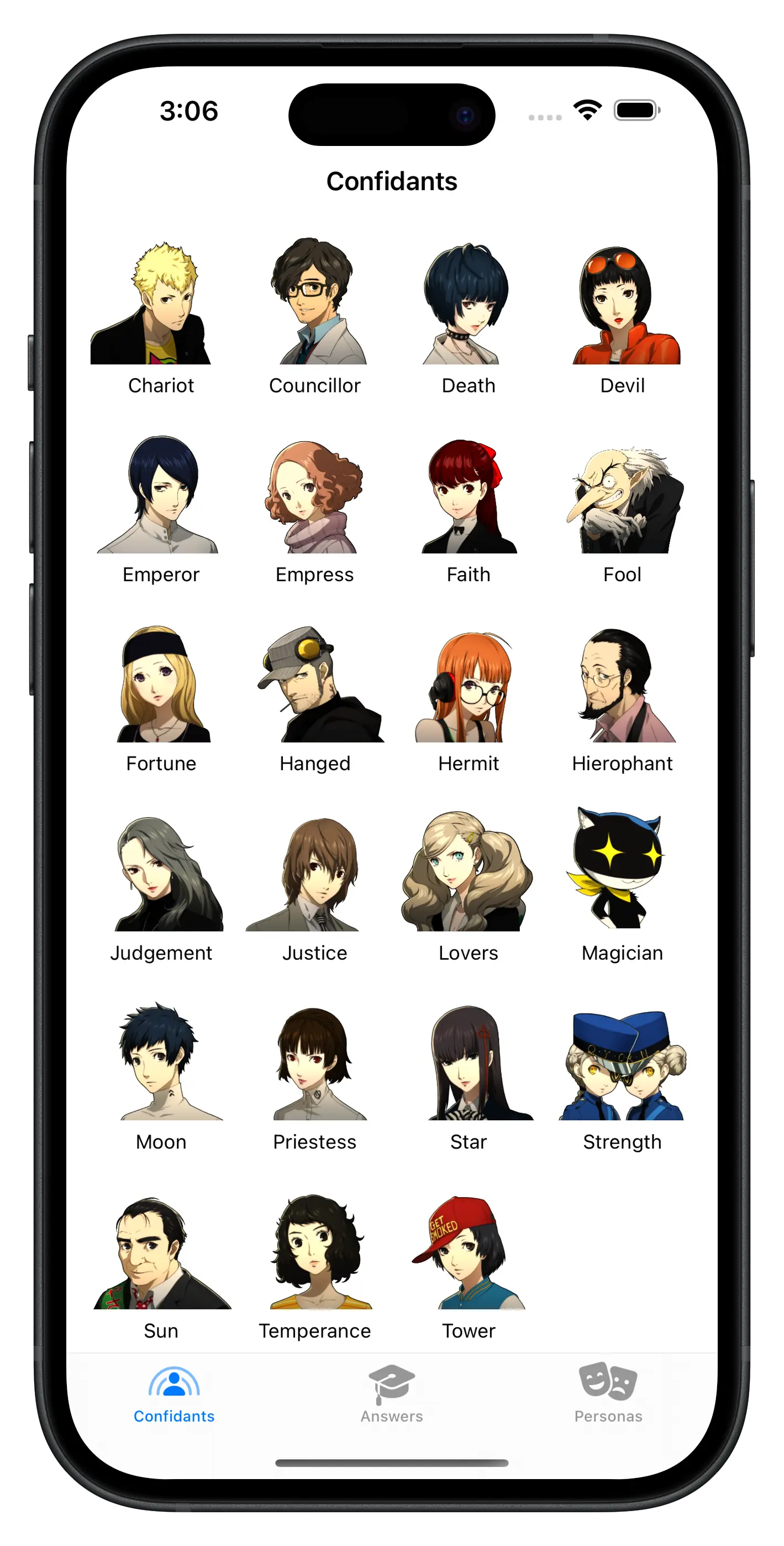 P5R Guide App Screenshot